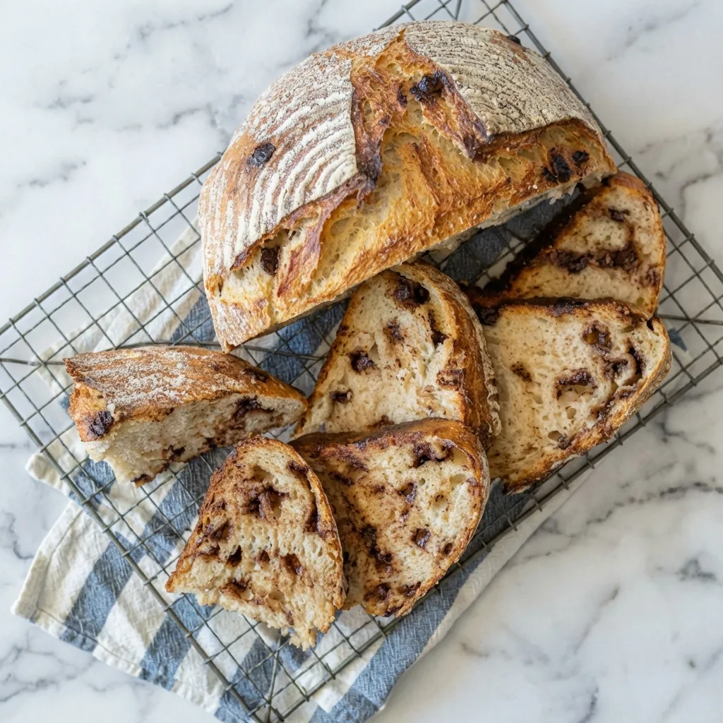 Decadent Chocolate Chip Sourdough Bread: A Sweet Twist on a Classic Favorite