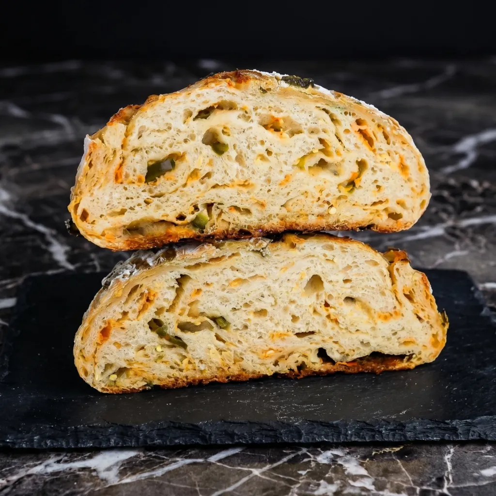 Jalapeño-Cheddar Sourdough (Spicy, Cheesy, Irresistible)